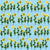 Sunflower Rows Cool Blue Image