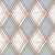 Trellis Argyle diagonal grid - kitchen shirt blanket coastal – mocha mousse brown arona blue.  Reserved in color this pattern is a perfect standalone or supporting pattern for the mocha mousse collection. A classic with a twist that shines. Image