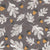 Acorns and oak leaves on a dark gray background, large Image
