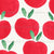 Watercolor Apples on White Fall Back to School Image