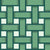Sage and Emerald Green Geometric Woven Texture on Ivory Beige - Modern Blender - Textured Threads - A Woven Collection Image