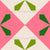 Geometric Floral Argyle Christmas Presents in Pink and Green Image
