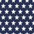 Patriotic Navy Blue and White Stars Image