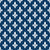 Fleur de Lis Pattern, French, Royal, White on Navy Blue Image