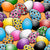 Pysanky Easter Eggs on Orange Image