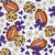 Football Cheer Bows Minnesota Vikings Colors Image