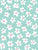 Little Flowers Light Seafoam Blue Green, White and Light Pink Image