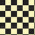 Pale Pastel Yellow and Noir Black Checkered Pattern - Geometric Blender - Spooky Halloween Sayings & Things - Pale Yellow Image