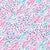 Bright Pink and Turquoise Tiger Stripe Leopard Spot Animal Print Image