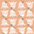 Cute little ghosts (on light orange) - Sweet little halloween ghosts with bows and flowers (part of the “hide and ghoul seek” collection) Image