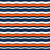 Team Spirit Football Wavy Stripes in Denver Broncos Blue and Orange Image