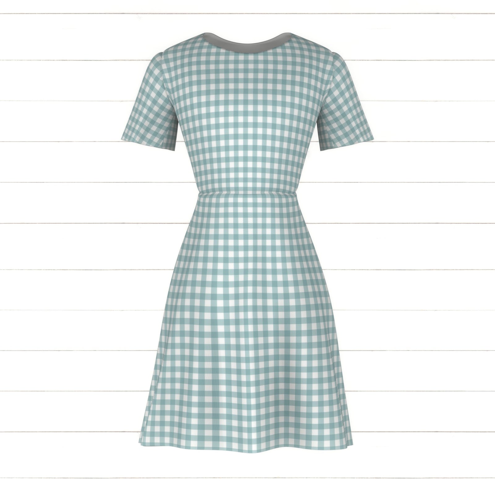 Gingham - Duck-egg Blue