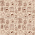 Coffee Shop Barista Accessories and Equipment Line Art on Light Brown Image