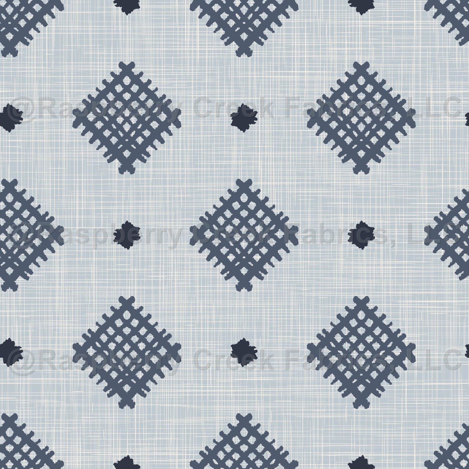 Modern Abstract Woven Diamond Geometric Shapes on Faux Linen Texture // Abstract Geos