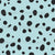 Cheetah spots on mint background Image