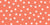 Minimal Hand Drawn Scattered Ditsy Flowers In White On Coral Red Image