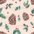 Farmhouse Christmas Pink Greenery with Pinecones Image