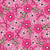 Coquette Meadow Wildflower Floral in Raspberry Pink Image