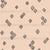 Double Diamonds Farther Apart Warm Tones Cream and Black Image