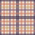 A Non-Traditional Plaid in Earth Tones of Burnt Orange, Mauve, Dark Mustard Yellow, Lavender and Eggshell Ecru in the Collection, 