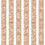 Watercolor, brown, floral, vintage, floral stripe, ribbon, girls, women, white, fall, stripes, home decor, granny core Image