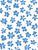 Little Flowers White and Dark Blue Image