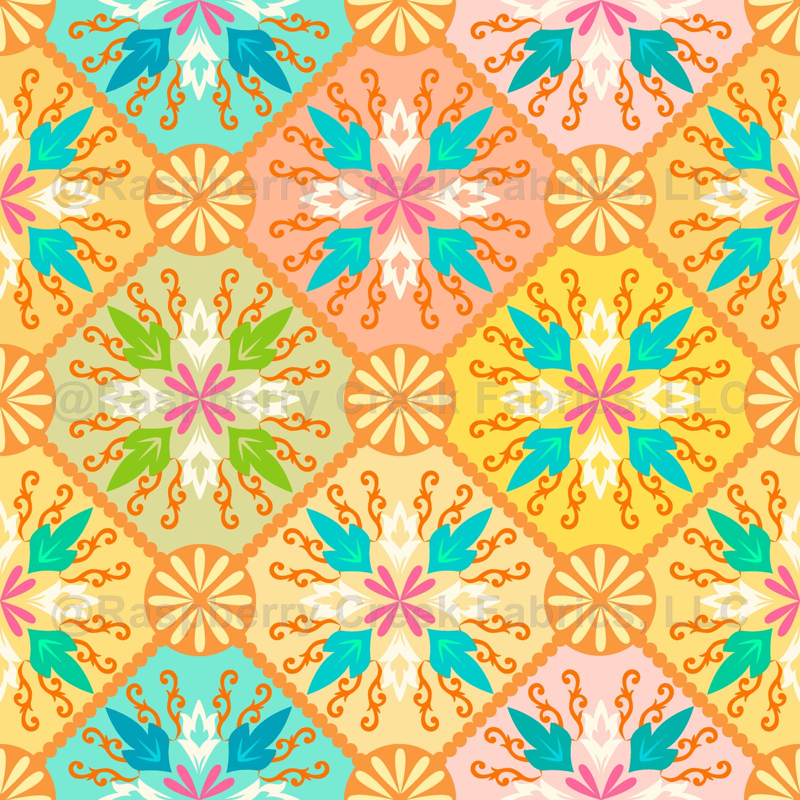 Anya Spring Garden Tiles - XL