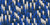 Large Mediterranean Hues Loose Impressionist Brush Strokes Cobalt Blue Cream on Dark Image