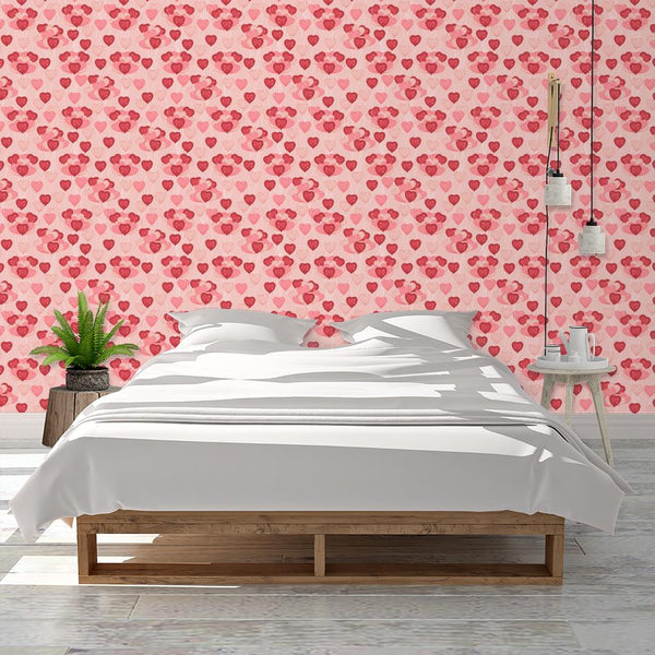 Balloon hearts | Dusky pink - Raspberry Creek Fabrics