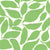 Hand Drawn Leaf Botanical Green and White Image