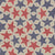Red and blue patriotic primitive stars on a tan background. Image