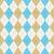 Argyle Pattern, White Baby Blue Beige, Brown Stitching Image