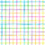 Skinny Watercolor Rainbow Sherbet Plaid on White / Summer Sherbet Collection Image