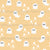 Halloween Cute Polka Dot Ghosts with Sparkles in White and Orange Image