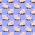 Cute Piglet, Piggies on Blue Image