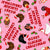 Merry Cluckin' Christmas! Sarcastic Holiday Chickens Pink Image