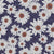 Daisy w/Navy blue background Matches Navy Toile Image