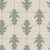 Ikat Oak Leaves Cypress Garden Beige Stripes Botanical, Ikat Oak Leaves by Dawn K Designs Image