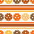 Preppy Pickleball Stripes and Balls in Warm Tones on Ivory Image