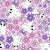 Friendly Ghosts Pink and Lavender Purple Image