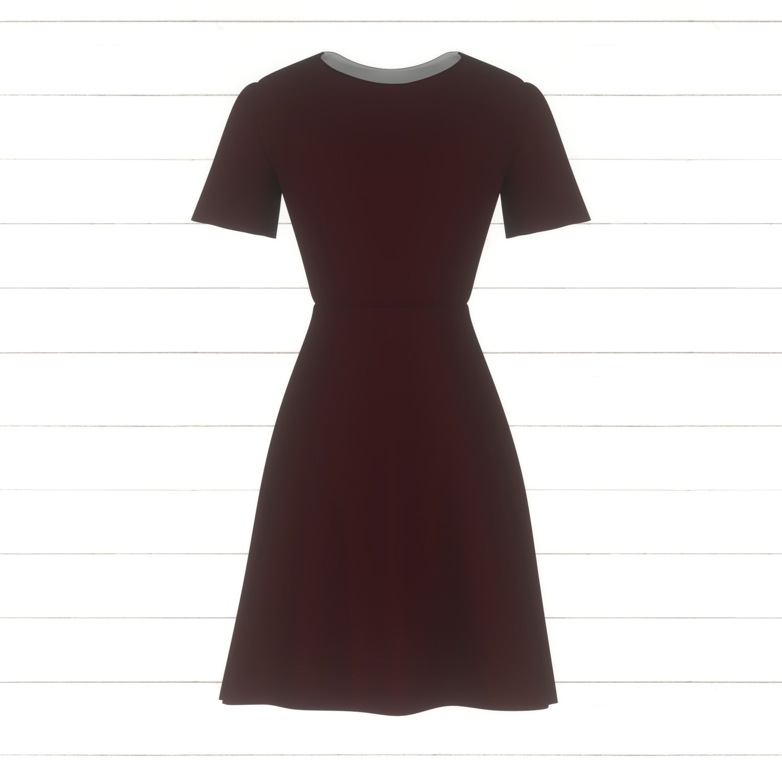 Dark Cabernet Solid Color - Deep Burgundy Wine Plain Colour Block // Romantic Charm