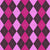 Argyle Pattern, Purple Pink Baby Pink, Beige Stitching Image