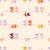 Cute Colorful Hand-Drawn Tulips Wallpaper, by EvyK Art Studio. Image