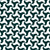 Houndstooth Pattern, Triskelion, Dark Green and White Image