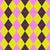 Argyle Pattern, Yellow Purple Baby Pink, Brown Stitching Image