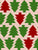 Christmas Trees, Pine Trees, Green and Red, Beige Background Image