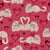 A Love Tail of Cats with Heart in Pink Image