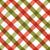 painted gingham in red and green Image