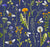 Wildflowers by MirabellePrint / Dark blue Image