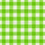 Checkered Tablecloth Green and White Image